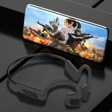 Padmate S36 骨傳導 5.3 耳機,3m 防水,mp3 功能,磁力充電,靈活不易碎,游泳防水專業耳機,11 小時電池壽命,32g 內存 - 輕墨綠 - 查看 9