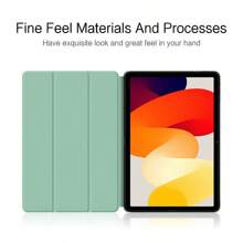 1 件保护套适用于 Redmi Pad SE 11 英寸平板电脑 2023 新款 Pad SE，超薄三折商务防摔保护壳 - 薄荷綠 - 查看 7