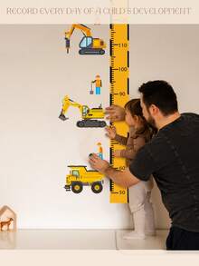 1 Roll Personalized Decorative Sticker For Children's Growth Height - Multicolor - View 2