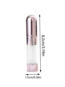 1pc Bottom Filling Spray Bottle Portable Transparent Diamond Shaped Polygon Bottom Filled Bottle Perfume Bottle Liquid Cosmetics Container 5ml - Black - View 4