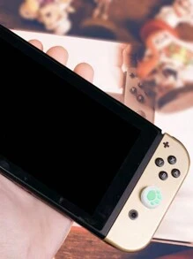 10 Stücke Zufällige Farbe Katzenpfotenförmige Silikon Gamepad Joystick Knopfschutz-abdeckung, Kompatibel Mit Switch Und Switchlite Steuersticks