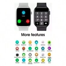 SC&S ，SMART WATCH X7  CHIP NUEVO ， RELOJ inteligente ,  APP FitPro - Oro rosa - Ver 3