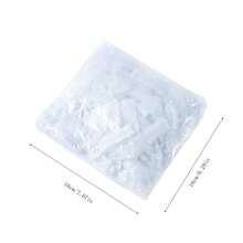 1 Pack (100pcs Plastic Wrap Covers) - White - View 2