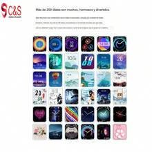 SC&S ，SMART WATCH X7  CHIP NUEVO ， RELOJ inteligente ,  APP FitPro - Oro rosa - Ver 5