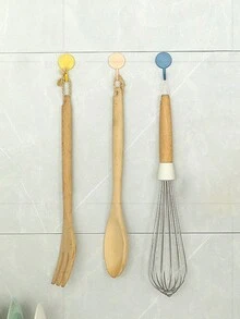 5 件/10 件/套无需钻孔墙钩、厨柜门钩、衣服粘钩、钥匙挂钩，适合家庭使用