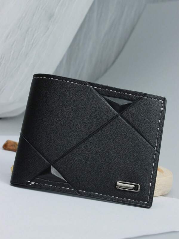New Style Men's Wallet & Card Holder With Clip Id Photo Frame And Multiple Card Slots Fashion Casual Clip For Youth Male Ultrathin Soft PU Leather Wallet Card Organizer Men's Business Casual Pu Leather Short Wallet Old Style Men For Men Wallet Purse Wallet Men Wallet Leather