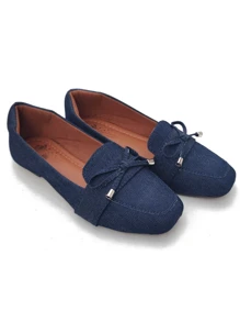 Sapatilha Feminina Mocassim Jeans Moda Calcado Mulher Sapato Tenis Confortavel Rasteira Bota Salome