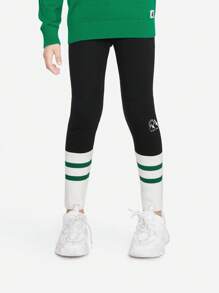 Annil Ropa de niña Pantalones de fondo de punto con forro polar engrosado y mallas largas para otoño e invierno. Ropa de fondo para niños medianos y grandes