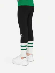Annil Ropa de niña Pantalones de fondo de punto con forro polar engrosado y mallas largas para otoño e invierno. Ropa de fondo para niños medianos y grandes