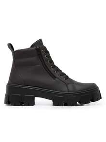 Women Pant Boots - Cà phê nâu - Xem 3