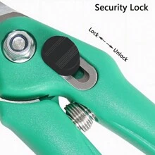 1PC Pruning Shears, 8 Inch Manual Garden Shears, Garden Shears Pruning Shears, Pruning Shears, Garden Tools, Garden Supplies, Suitable For Super Sharp Scissors For Pruning, Fruits, Flowers, Plants - Green - View 3