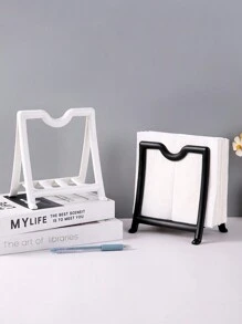 1 個黑色餐巾架,客廳餐桌方形簡約紙巾架,桌面裝飾裝飾品 - 黑色 - 查看 5