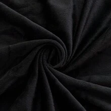 1 tấm ga trải giường màu trơn, mềm mại, thoải mái, kết cấu mịn, chống trượt. Vỏ bọc giường nhung polyester nhung lông màu xanh rêu hiện đại, thân thiện với da, thoáng khí, ấm áp, quấn 360 độ, không có chất làm sáng quang học, thích hợp để ngủ nude, vỏ bọc nệm vừa vặn đơn giản, tấm bảo vệ nệm, vỏ bọc chống bụi, lý tưởng để làm quà tặng cho cha mẹ, gia đình và bạn bè vào các ngày lễ và buổi họp mặt, hoặc làm quà tặng dệt may gia dụng (không bao gồm vỏ gối), hoàn hảo cho Halloween, quà tặng Giáng sinh - Màu đen sang trọng - Xem 9