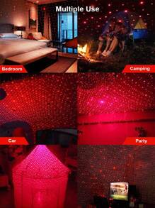 Usb星空車內激光氛圍燈,室內/室外投影燈,車用環境燈 - 查看 8