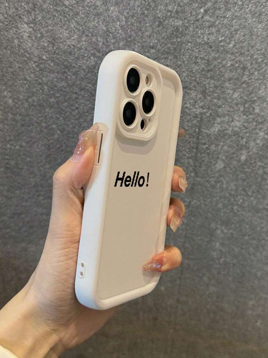 Husă albă pentru telefon în formă de Apple, compatibilă cu Iphone 16 Pro Max/16/16 Pro/16 Plus, 15/15 Pro Max/15 Pro/15 Plus, 11/12/13/14 Pro Max, XS/XR/11 Pro/11 Pro Max, 12 Pro/12 Pro Max, 13 Pro/13 Pro Max, 7 Plus/14 Pro/14 Pro Max/14 Plus, 7 Plus/8 Plus/8/SE2, Design minimalist și creativ - alb - Vizualizare 1