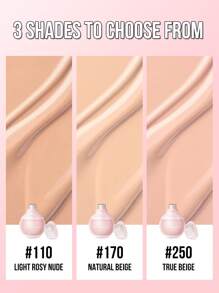 Misslyn Base Iluminadora da Pele, Base Mate de Longa Duração e Respirável - Base Mate Fair à Prova de Suor, Controle de Óleo, Cobertura Completa, Poros Disfarçados, Corretivo À Prova d'Água, Líquida Impecável, Sem Desbotamento, Leve, Maquiagem Y2K, Festa, Praia, Viagem, Acampamento, Presente Ao Ar Livre, Moda Rosa, Ano Novo, Cosméticos, Cosplay, Melhor Viagem, Festivais, Cor, Campus Escolar, Charme, Vibe, Ano Novo Chinês, Vegano, Livre de Crueldade