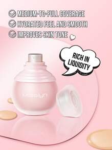 Misslyn Base Iluminadora da Pele, Base Mate de Longa Duração e Respirável - Base Mate Fair à Prova de Suor, Controle de Óleo, Cobertura Completa, Poros Disfarçados, Corretivo À Prova d'Água, Líquida Impecável, Sem Desbotamento, Leve, Maquiagem Y2K, Festa, Praia, Viagem, Acampamento, Presente Ao Ar Livre, Moda Rosa, Ano Novo, Cosméticos, Cosplay, Melhor Viagem, Festivais, Cor, Campus Escolar, Charme, Vibe, Ano Novo Chinês, Vegano, Livre de Crueldade