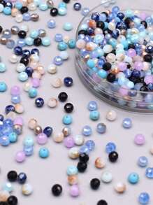200pcs 4mm Round Mix Color Round Loose Beads For DIY accessories