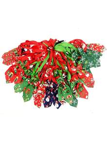 1pc New Arrival Small Pet Christmas Bow Tie For Cats And Dogs, Random Color - Multicolor - View 5
