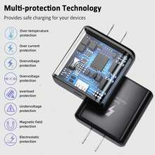 45W Type-C 充电器，超快速充电 USB C 壁式充电器块，带 6.6 英尺 Type-C 转 C 快速充电线，兼容三星 Galaxy S23 Ultra/S23/S23+/S22/S22 Ultra/S22+/Note 10/20/S20/S21/S10 Galaxy Tab S7/S8（黑色） - 黑色 - 查看 4