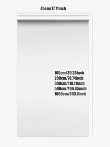 1pc White Marble Pattern Kitchen Oil-Proof Sticker, Waterproof Self-Adhesive Wallpaper, High-Temperature Resistant Countertop & Cabinet Renovation Paper, Transparent Electrostatic Protection Film, Cabinet Door Protective Sheet, Stickers, Wall Decal, Vinyl Decal For Home Decorations, Spring Decoration Items Refresh Your Home, Rama Decoration Stickers Gifts Birthday Graduation - White - View 4