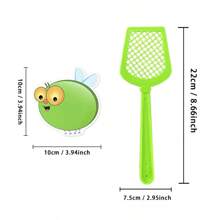 Juego De Matar Moscas Juego De Aprendizaje Para Niños Doble Lados Borrables Niños Practican Letras / Números / Palabras De Color / Palabras Comunes - Albaricoque - Ver 3