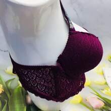Bonito y sexy Brasier para mujer con encaje, brillos y tirantes ajustables. - Multicolor - Ver 6