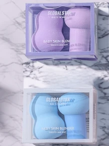 2pcs Mushroom Shaped Makeup-Sponges In Random Colors And Random Packaging, Suitable For Cream And Powder Concealer, Loose Powder Applicator, Ultra-Soft Beauty Sponges - Multicolor - View 8