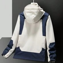 男女通用的情侶外套,防風登山夾克,3合1的兩件套夾克,可拆卸厚內裡 - 紫色 - 查看 2