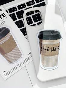 30 Sheets Bread & Coffee Themed Creative Ins Memo Pad, Students Can Use As Message Sticky Note Paper. Perfect As Student Rewards
