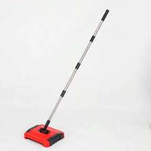 Carpet Cleaning Machine, Multifunctional Hand Push Home Sweeping Machine, Hand Push Type Vacuum Cleaner Sweeper - carpet cleaning machine black red - View 9