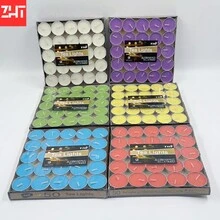 50 Mini Colored Candles To Create A Special Atmosphere - 粉色 - 查看 2