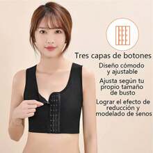 Elastic Chest Binder For  Women Girdle 2pcs - أبيض - مشاهدة 9