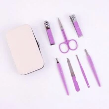 7-In-1 Upgraded Manicure Set, Includes Premium Stainless Steel Nail Clippers, Nail Files, Ear Pick, Tweezers, Blackhead Remover Tools - Multicolor - View 2