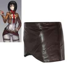 1件庫存攻擊泰坦皮裙角色扮演服裝日本動漫新擊之巨神圍裙連結可調節腰圍 - 棕色 - 查看 1