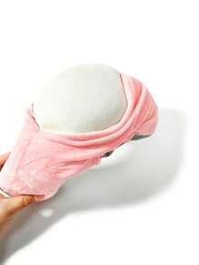 Pink Striped U-shaped Neck Pillow For Car - Pink - View 5