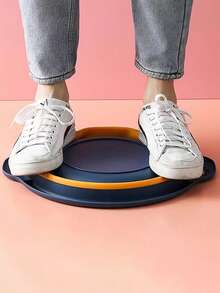 1pc Home Folding Face Basin For Bathroom, Portable And Space Saving Footbath For Children, Babies, Storage Basin, Large Size, Creative Design - Blue - View 5