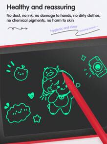 16-Inch Monochrome Lcd Writing And Drawing Tablet With Stylus - Red - View 4