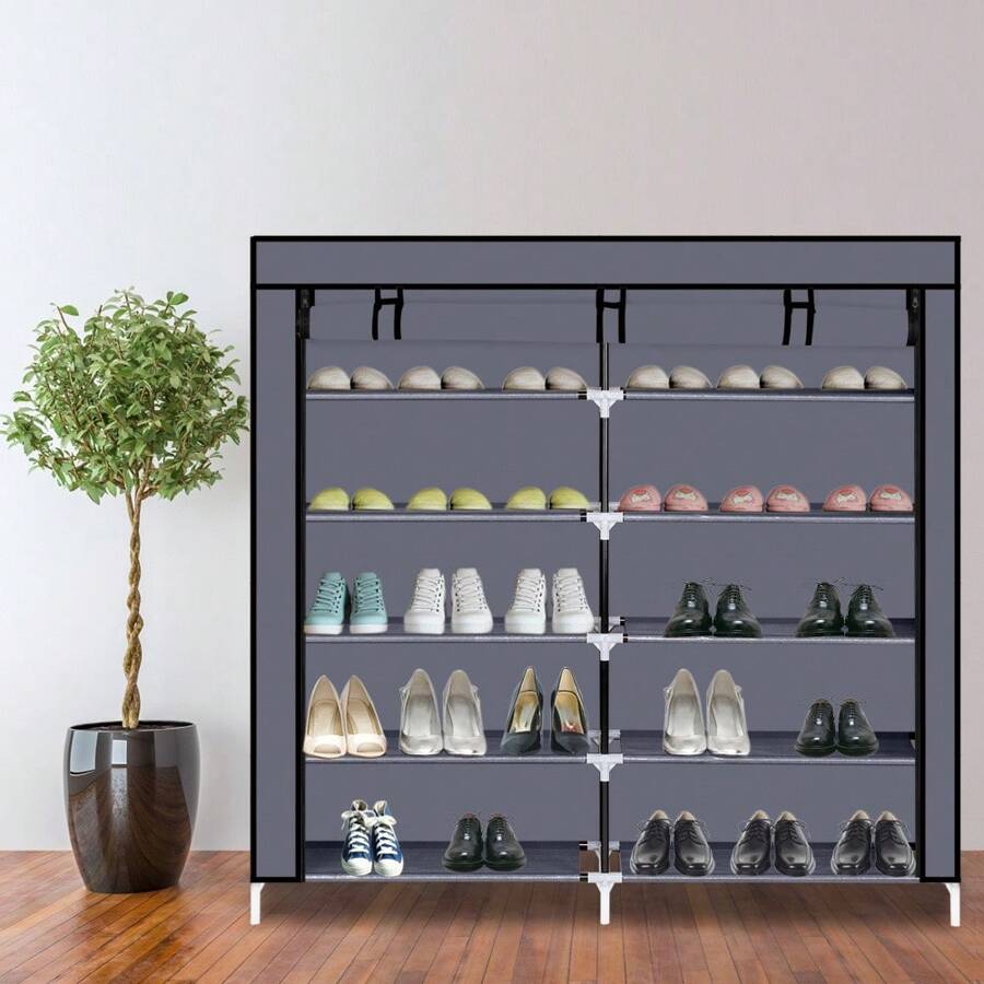 Shoe Cabinets - Grey - View 1