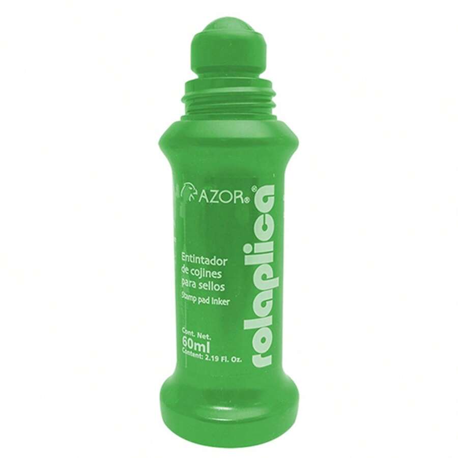 Tinta para sello Rolaplica  60ml - Verde - Ver 1