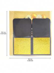 1 pieza, Tarjeta de cumpleaños 18/30/40 con desplegable, Tarjeta de cumpleaños 30 con nota y sobre, Regalos de cumpleaños para esposo, esposa, hombres, mujeres, Tarjeta de felicitación de cumpleaños en 3D, Suministros para pequeños negocios, Navidad