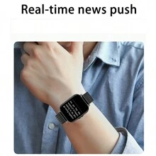LIGE Lige Smart Watch, Fashionable Smart Watch For Men And Women, 180 MAh Battery Capacity, Waterproof Multi-Sport Mode, Heart Rate Monitoring, Blood Pressure Monitoring, Blood Oxygen Monitoring, Sleep Monitoring, Health Monitoring Smart Bracelet