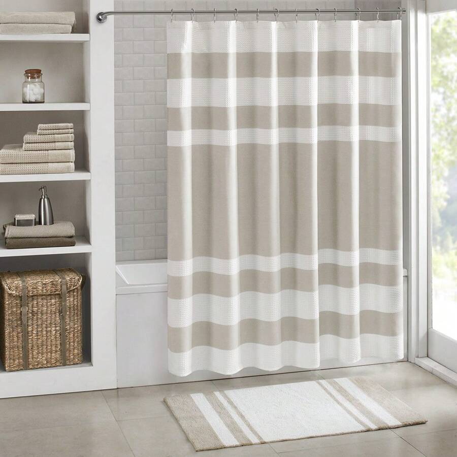 Spa Bath Rug - Taupe - View 1