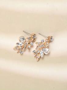 3 件套時尚合金水鑽玻璃和人造珍珠項鍊耳環套裝,適合女士婚禮和派對優雅