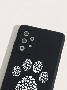 1个彩色爱心和狗狗爪印图案手机壳，兼容三星/苹果手机，国际版，非国内版 - 彩色 - 查看 5