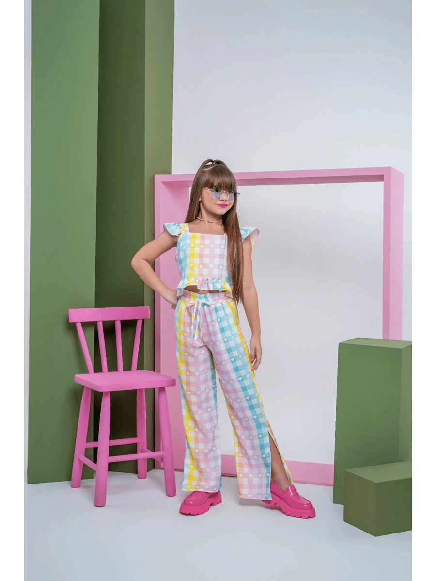 Young Girls Sets - 淺藍色 - 查看 1