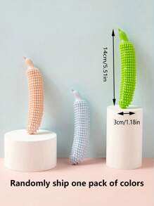 1pc Random Color Durable Cucumber Shape Dog Chew Toy For Teeth Cleaning And Interactive Play With Pet - Multicolor - View 7