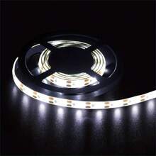 1 pieza Tira de luz LED blanca USB, con 60 LED/metro, no impermeable, tira de luz LED flexible, adecuada para retroiluminación de TV, computadora y cocina