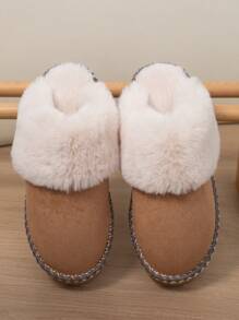 Của phụ nữ Đế dày Dép đi trong nhà , Ngoài trời Đúng mốt Dép đi trong nhà , Thoải mái Dép đi trong nhà - màu nâu - Xem 4