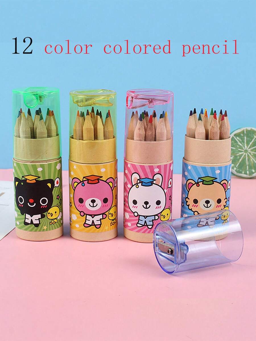 12pcs Cartoon Pencils